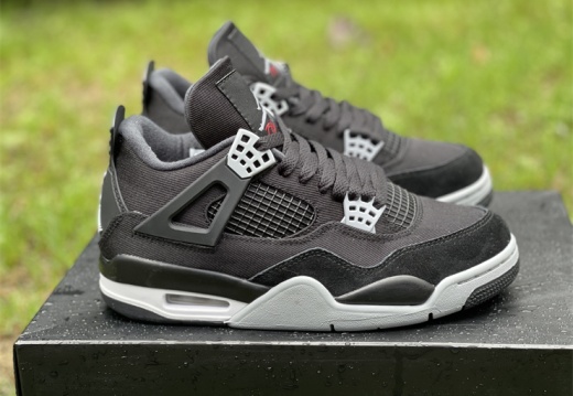 Air Jordan 4   Black Canvas    DH7138-006   40--47.5